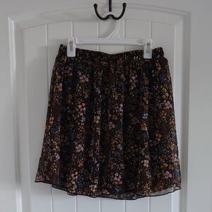 Altar'd State Floral Miniskirt